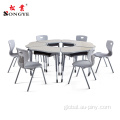 Desks And Chairs Bench Students Individual Combined Study School Desk Chair Factory